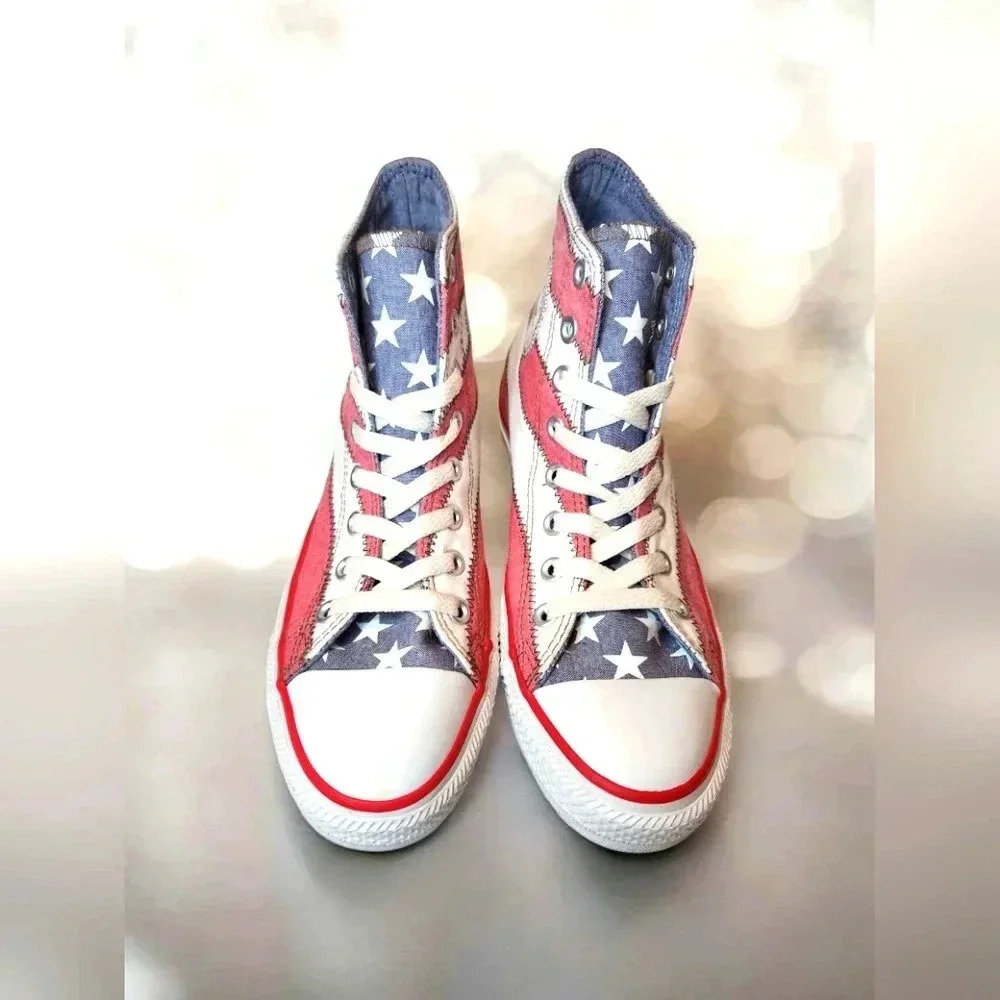 New RARE American Flag Chuck Taylor Converse W- 8.5 / M-6.5